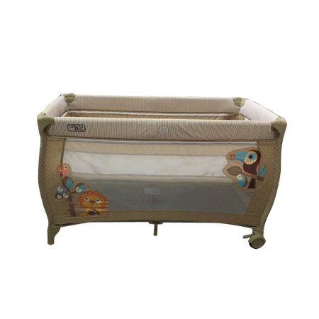Детский прямоугольный манеж Urban Baby Multi: Africa / 2 уровня / бежевый