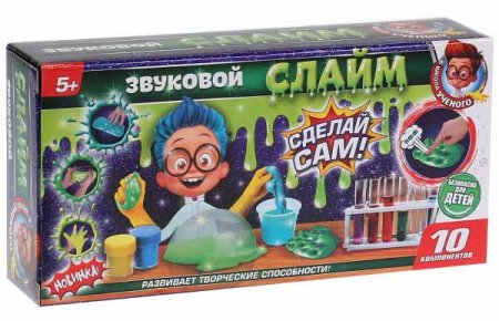 Играем вместе Набор «Звуковой слайм» из серии «Школа учёного»