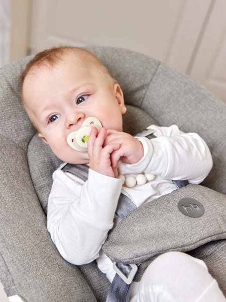 Happy Baby Латексная пустышка с колпачком lemon, 0+