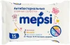 MEPSI Влажные антибактериальные очищающие салфетки, 15шт