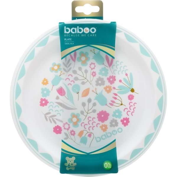 Baboo Тарелка детская Flora
