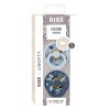 Набор пустышек латекс.BIBS Liberty Colour Anatom, 2 шт - Chamomile Lawn-Baby Blue/Steel Blue, 0+ месяцев