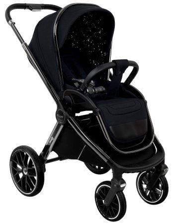 Коляска 2в1 Mayla Lux короб+прогул.  (Black)