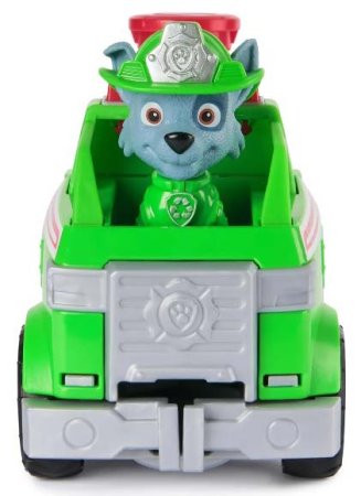 Paw Patrol Набор Щенячий патруль Пожарные спасатели машинка с фигуркой Рокки, 18 см