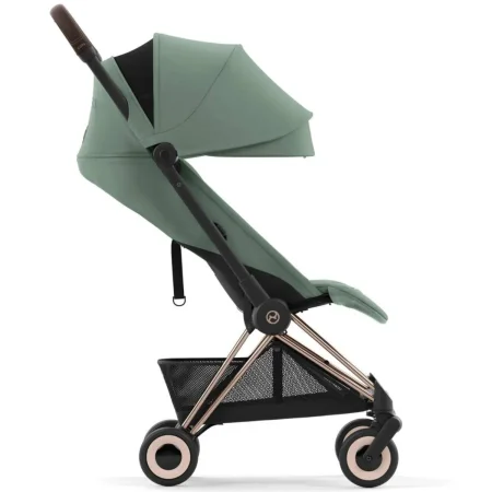Коляска прогулка Coya Rosegold дожд+бамп CYBEX  (Leaf Green)