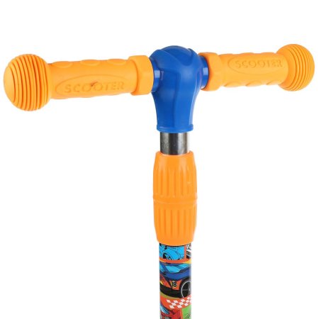 Hot Wheels Самокат трехколесный 284705 / цвет сине-оранжевый