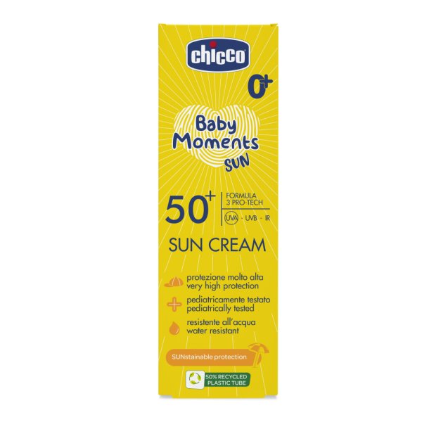 Chicco крем солнцезащитный SPF50+, 75 мл