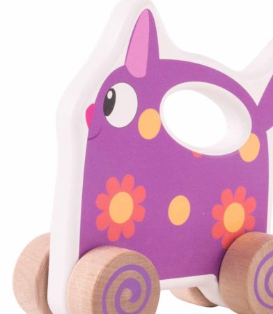 Деревяшки Каталка "Кошечка Мяу"