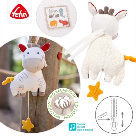 Fehn Музыкальная игрушка-подвеска Зебра