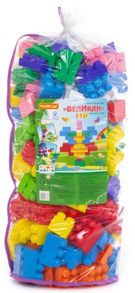 Полесье Конструктор "Великан", 270 элементов