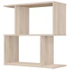 Polini Home Стеллаж фигурный Smart, 2 секции / цвет дуб
