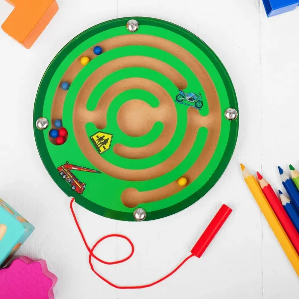 Лабиринт магнитный малый Волчок / цвет в ассортименте