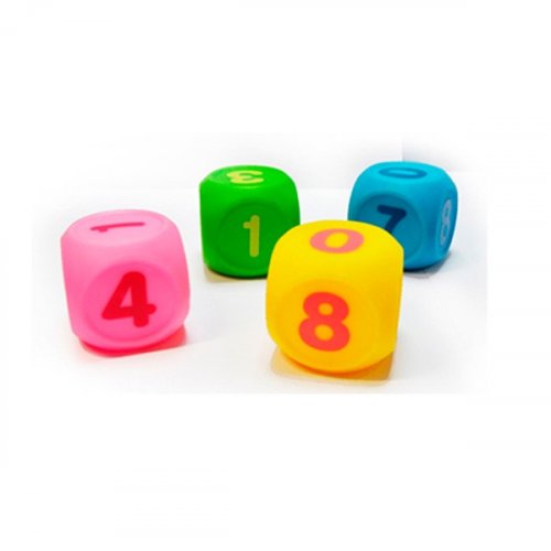 Набор Кубики Учим цифры, 4 штуки