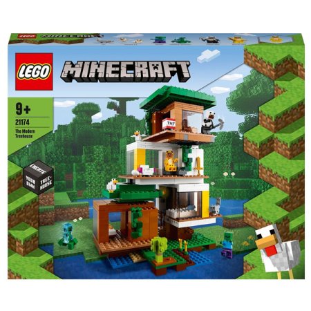 LEGO Minecraft Конструктор "Современный домик на дереве", 909 деталей