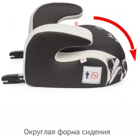 Siger Автокресло "Бустер Fix" (22-36 кг) / цвет енот