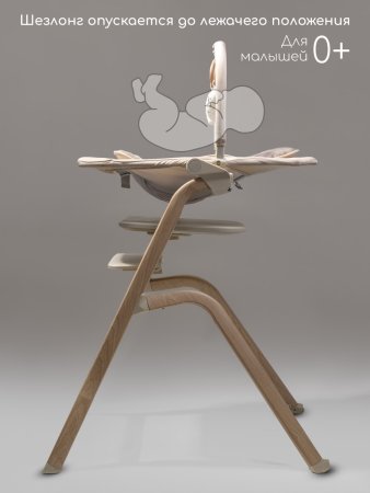 Стульчик для кормления 3 в 1 Amarobaby Winnie (молочный)