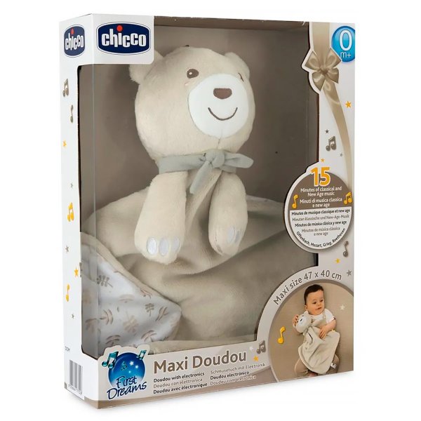 Игрушка комфортер Музыкальный Мишка Maxi Chicco