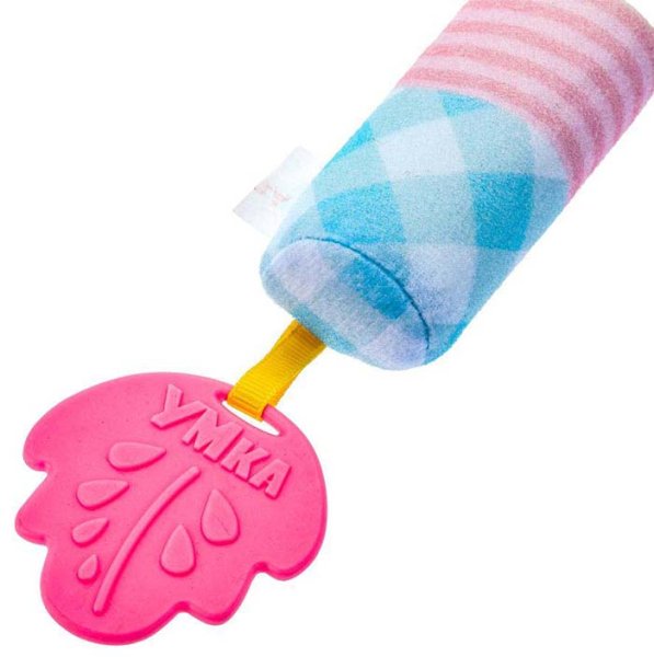 Умка Текстильная игрушка-погремушка с пищалкой «Крошик»