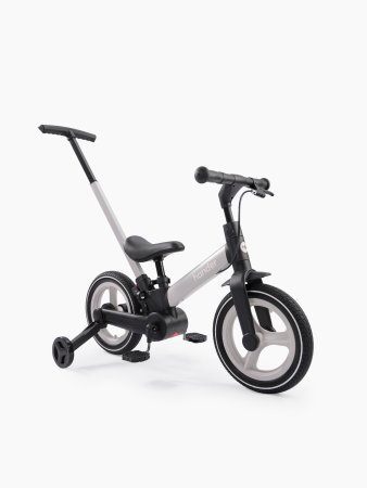(м)Беговел-велос.трансфор.HANDER «ХЭНДЕР» (black and grey)