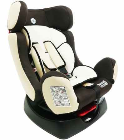 Bambini Moretti Детское автомобильное кресло BM-719 Lux, 0-25 кг, цвет / коричневый-бежевый