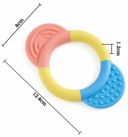 Hape Набор погремушек-прорезывателей "Улыбка", 3 предмета