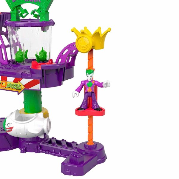 игрушка Imaginext Игровой набор "Веселый дом Джокера" с трамплином