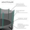Onlytop Батут с лестницей