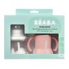 Beaba Поильник-чашка Training Cup 3 в 1 / цвет old pink