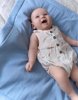 Loomknits Боди из муслина / рост 80 см / цвет молочный