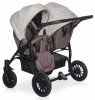 Riko Basic Коляска 2 в 1 для двойни Saxo / цвет 03 бежевый-коричневый