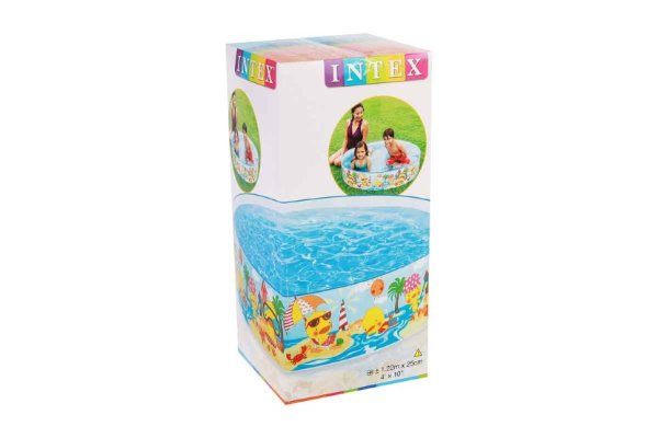Intex Бассейн каркасный "Риф" 269933 / цвет голубой