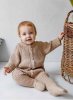 Amarobaby Комбинезон вязаный Pure Love Little / цвет бежевый