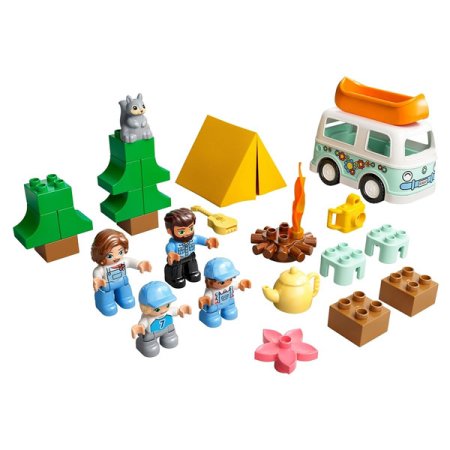 LEGO DUPLO Конструктор "Семейное приключение на микроавтобусе"