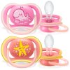 Avent Пустышка utra air Кит, Звезда для девочек