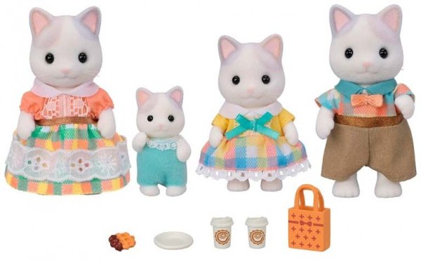 Sylvanian Families Семья Латте котов