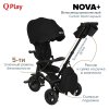 QPlay Велосипед трехколесный складной Nova+ / цвет Carbon black/черный