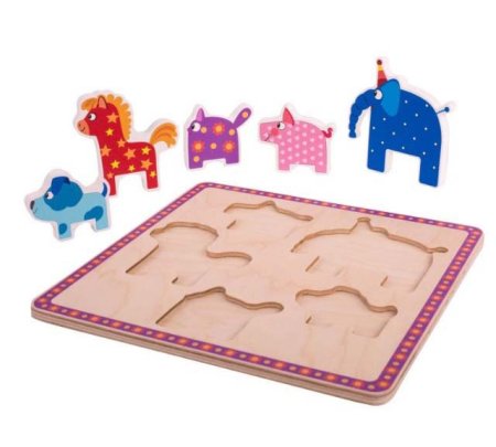 Деревяшки Пазл Животные