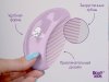 Roxi-kids Мягкая расческа-щетка и гребешок с ворс из овечьей шерсти / цвет лавандовый
