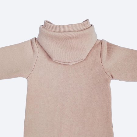 Mjolk Утеплённый комбинезон с капюшоном Natural