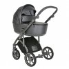 ROAN Коляска 2 в1 Bass Next Кожа, рама серая / цвет Graphite Pearl