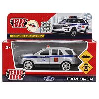 "Технопарк" Машинка металлическая, инерционная Ford Explorer, Полиция, 12 см					