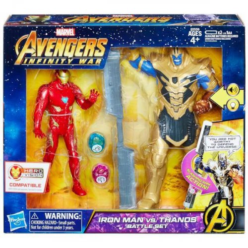 игрушка Игрвовой набор Hasbro "Танос и Железный Человек" (16 и 20 см)