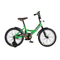 City-Ride Детский велосипед Roadie, диск 18, стальная рама, цвет / зеленый					