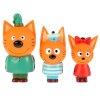 Капитошка Набор  из 3-ех игрушек для ванны Три кота / Компот, коржик и Карамелька