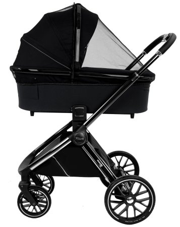 Коляска 2в1 Mayla Lux короб+прогул.  (Black)