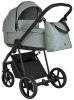 ROAN Коляска 2 в1 Sol короб+прогу.leather(Кожа,2мес) (Misti Mint/Grey/руч. Серый)