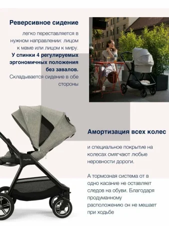 Коляска прогулочная Nuna (Нуна) TRIV NEXT BMW  (Graphene ST16623)
