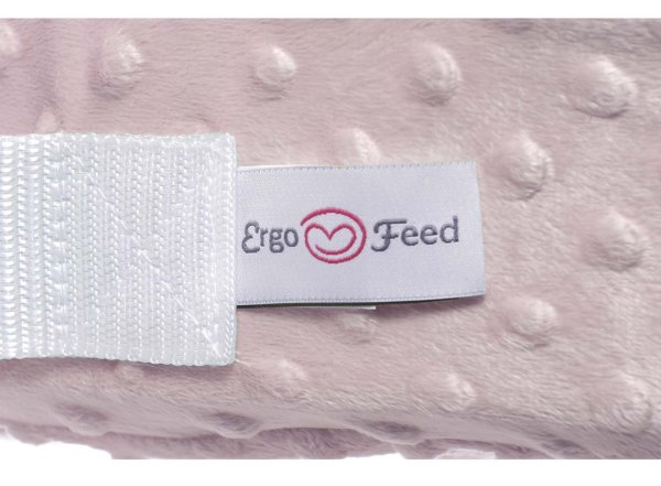 ErgoFeed Подушка для кормления эргономичная "Пузырьки" / цвет розовый