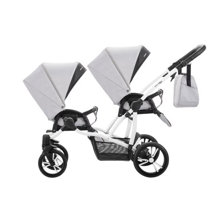 Bebetto 42 Детская коляска для двойни 2 в 1 Сomfort / цвет 02 голубой / рама  графит
