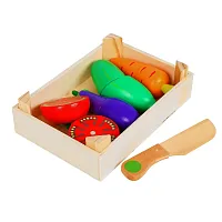 Набор продуктов в ящике Полезные овощи / разноцветный					